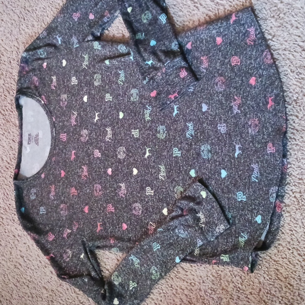 Victoria secret pink pajama shirt